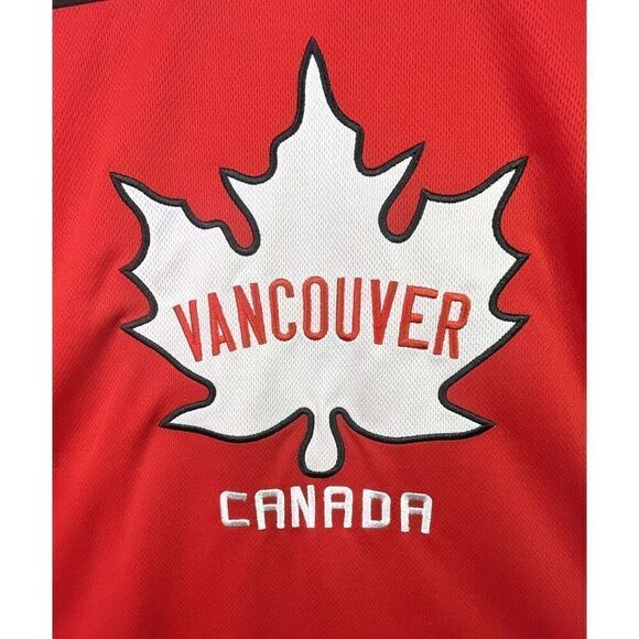 West Coast Vancouver Canada Hockey Jersey Adult Red Short Sleeve - Sz XL NWT - Picture 6 of 7